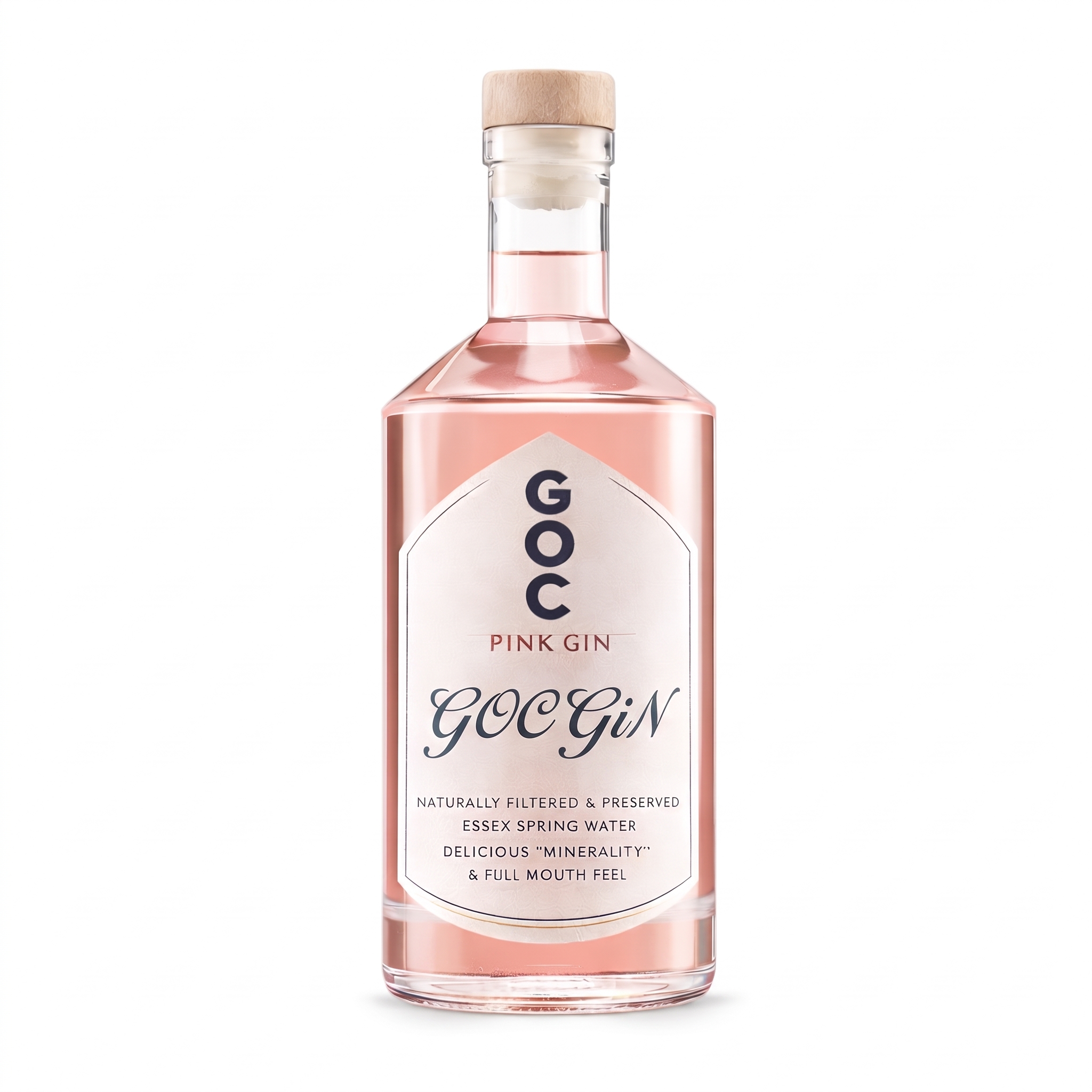 GOC Pink Gin Bottle