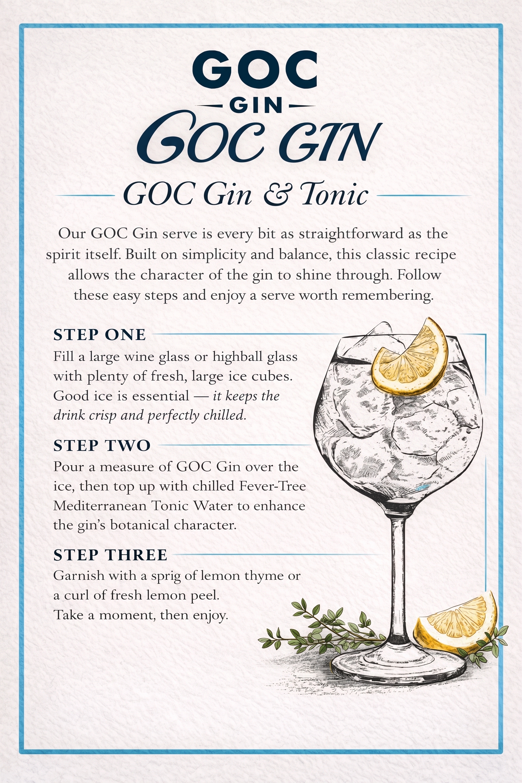GOC Recipe Guide