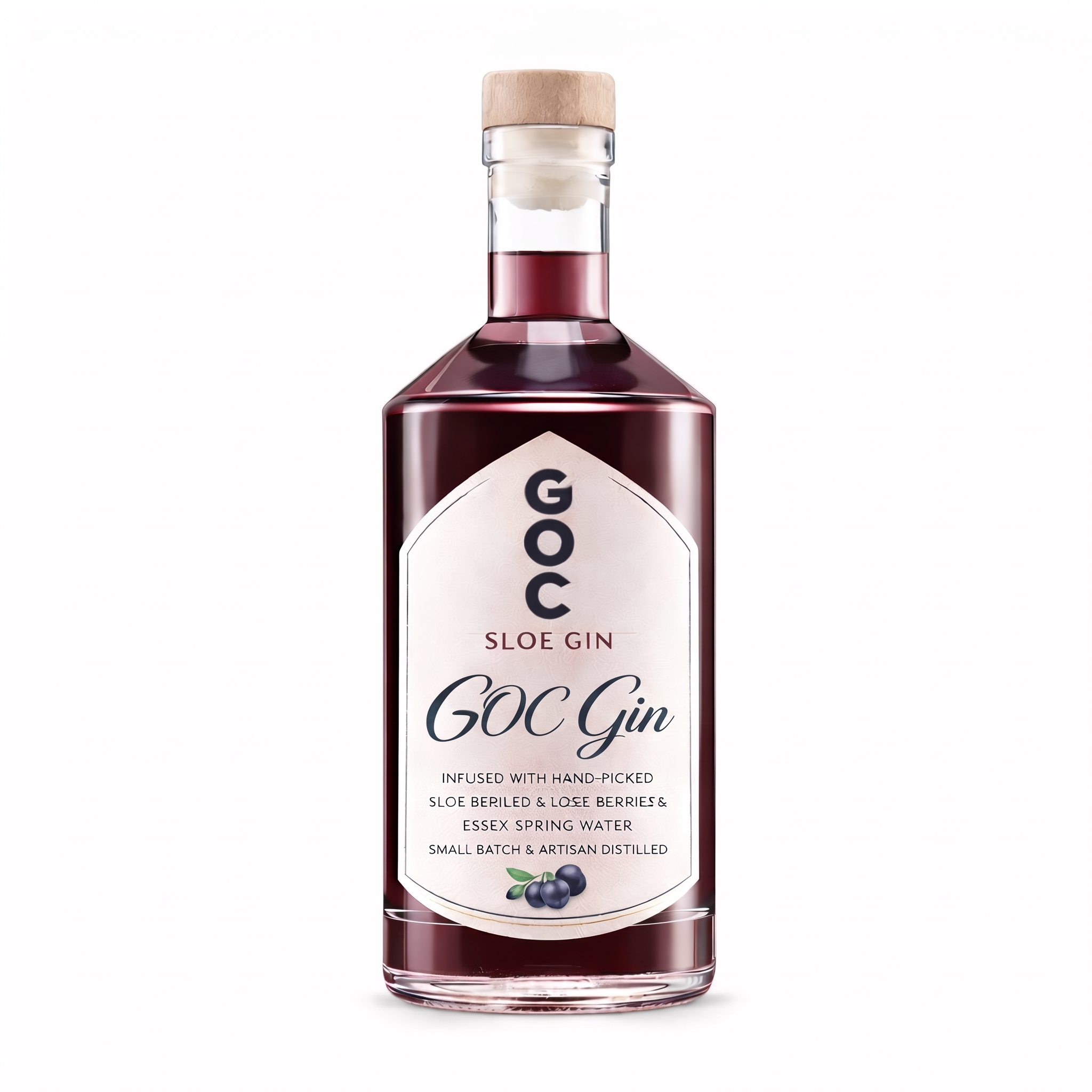 GOC Sloe Gin Bottle